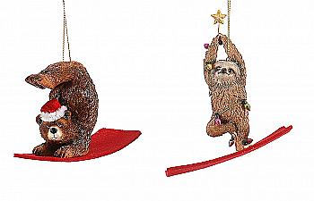 Прикраса сувенірна, декоративна "Ведмідь/лінивець" 12 см, 98450, (2 види в асорт.), ТМ "A&G" Прикраса сувенірна, декоративна "Ведмідь/лінивець" 12 см, 98450, (2 види в асорт.), ТМ "A&G"