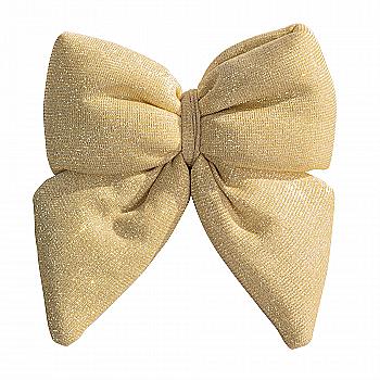 Іграшка новорічна Бант, золотий темний, 1210/т