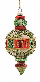 Прикраса сувенірна, декоративна "Куля з орнаментом" 10 см, 22377, ТМ "A&G"