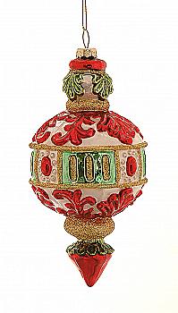 Прикраса сувенірна, декоративна "Куля з орнаментом" 10 см, 22384, ТМ "A&G"