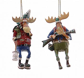 Прикраса сувенірна, декоративна "Лось" 11 см, (2 види в асорт.), 13353 ТМ "A&G"