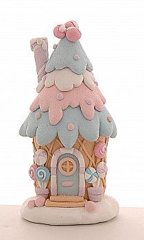 Украшение сувенирное, декоративная статуэтка «Голубой домик» 21 см, 23706, ТМ «A&G»