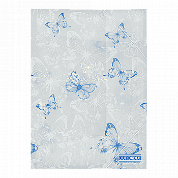 Папка на гумках А4 Arabeski, матовий непрозорий пластик, білий перламутр, BM.3908-31