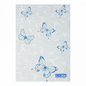 Папка-кутик А4 Arabeski, матовий напівпрозорий пластик, білий перламутр, BM.3854-31