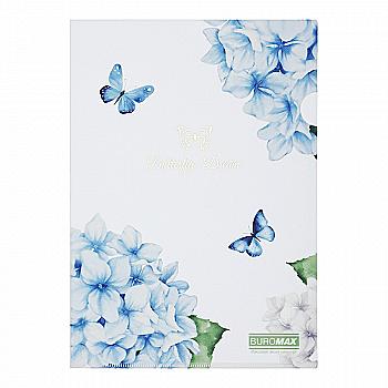 Папка-кутик А4 Arabeski, матовий напівпрозорий пластик, прозорий, BM.3854-00