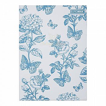 Папка-кутик А4 Arabeski, матовий напівпрозорий пластик, синьо-сірий, BM.3854-95