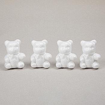 Пінопластові заготовки SANTI "Ведмедики" 4 шт/уп., 7 см, 743101