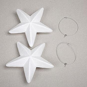 Пінопластові заготовки SANTI "Зірки" 2 шт./уп., 15 см, 743174