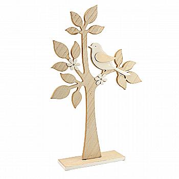 Декор дерев`яний "Дерево з птахами" 46 см, 738-723