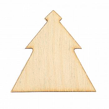 Заготівка дерев`яна Новорічна ялинка №2 50*50 мм, НГ0015