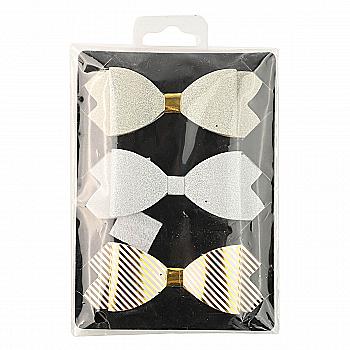 Украшение декоративное Бант-бабочка (3 цв. в ассорт.), PPN500120