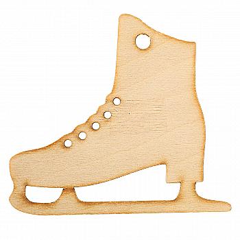 Заготівля дерев`яна Підвіска "Пара ковзанів, 10*9 см НГ206