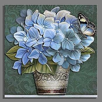 Объемная картина из бумаги 414 «Ажур - 2» 20*20 см, РТ150334, ТМ «Tela Artis»