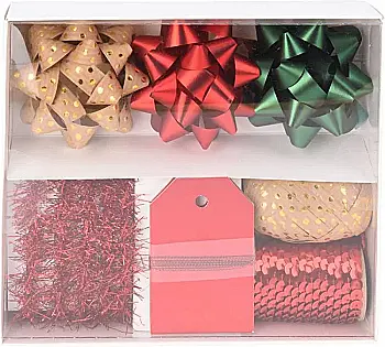 Набір декоративний  для пакування подарунків,10 пр, кольори в асортименті, ATC402850