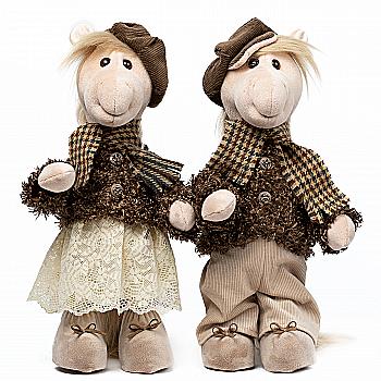 Кукла Тильда «Конек 2026» коричневый, 262626/кор