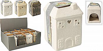 Аромалампа керамічна "Будиночок" 6,5*6,5*8 см, CO1000040