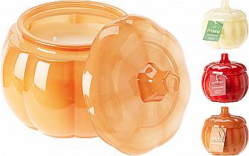 Ароматизована свічка у склі у формі гарбуза з кришкою, 9*9*10 см, ACC701460