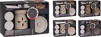 Подарунковий набір  9 пр., аромалампа 6,5*6,5*8 см, свічка 3,6*1,4 см, олія 6,3*2,5 см, CO1000070