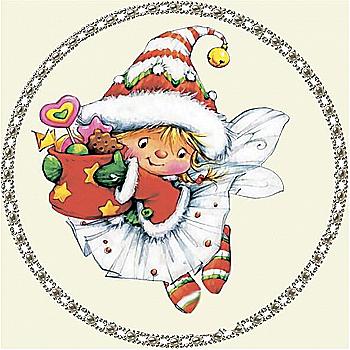 Объемная картина из бумаги 149 «Девочка-колокольчик» 11*11 см, РТ150070, ТМ «Tela Artis»