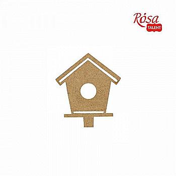 Мини-заготовка Кормушка, МДФ, 4,0*4,5 см, 1 шт, Rosa Talent (10)