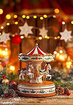 Открытка MriyTaDiy, 79, "Рождественская карусель"