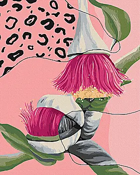 Картина по номерам «Флора в леопарде © Екатерина Савич», BS54455