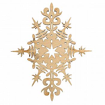 Заготівля дерев`яна Сніжинка "Казка" НГ104