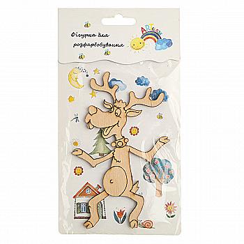 Заготівка дерев`яна "Рудольф-3, блістер", NY10-001В