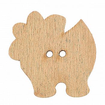 Заготівка дерев`яна Гудзик Динозаврик, 702594