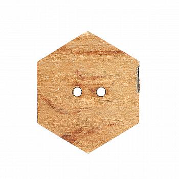 Заготівка дерев`яна Гудзик Шестигранник, 702586