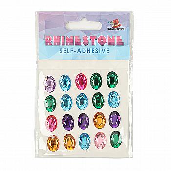 Стразы самоклеящиеся, 1.4*1.0см * 20шт