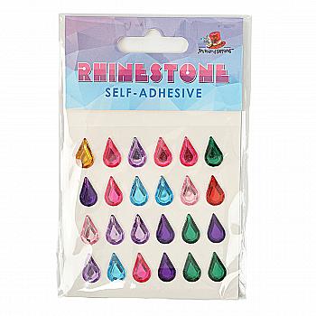 Стразы самоклеящиеся, 1.8*1.3см * 24шт