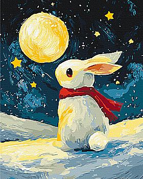 Картина по номерам «Белый зимний принц», BS54496