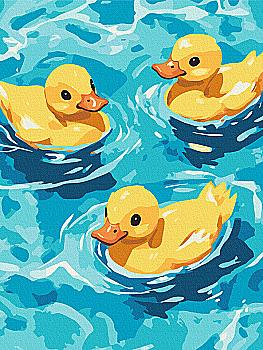 Картина по номерам «Утенок», KBS0178