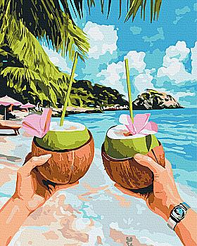 Картина по номерам «Кокосовое наслаждение», BS54318