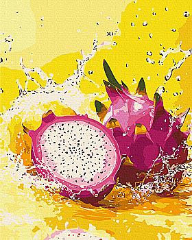 Картина по номерам «Освежающий фрукт дракона», BS54448