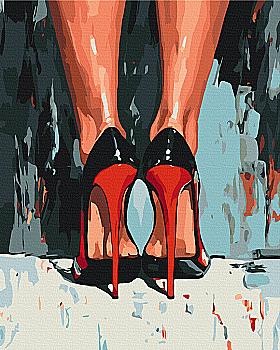 Картина по номерам «Каблуки, которые решают все», BS54343