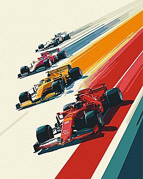 Картина по номерам «Погоня за победой», BS54510