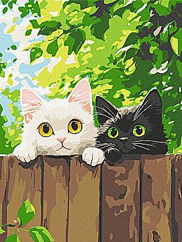 Картина по номерам «Пушистые разведчики», KBS0192