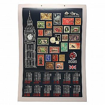 Календарь на 2026 год "Британия с часами" 607*420 мм (или терм/гигром.)