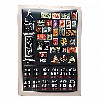 Календарь на 2026 год "Британия" 607*420 мм, картон 250г/м2, выборочный лак