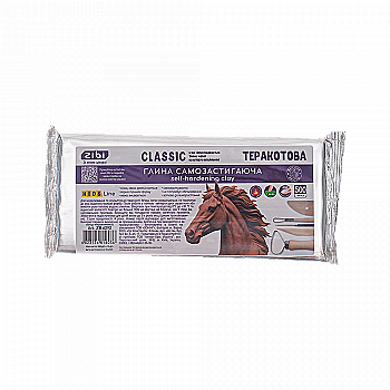 Глина самозастигаюча CLASSIC, 500 г, теракотова, ZB.6292