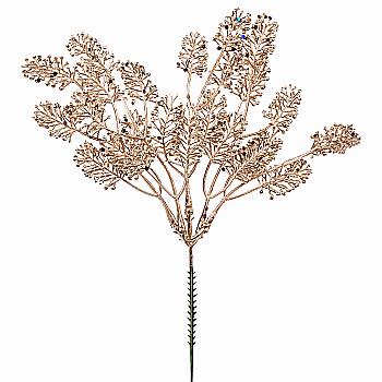 Ветка декоративная Yes! Fun золото глиттер, 28 см, 973905