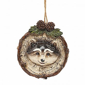 Подвеска новогодняя плоская Енот/Олень (2 вида в ассортименте), 9767705 ТМ "A&G"