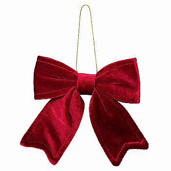 Украшение декоративное Yes! Fun "Бант" 12*13,5 см, бордо, 975090