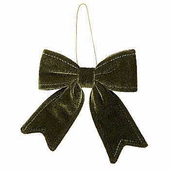Украшение декоративное Yes! Fun "Бант" 12*13,5 см, темно-зеленый, 975087