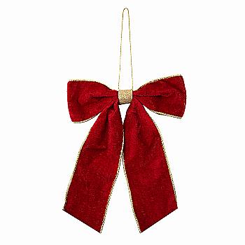 Украшение декоративное Yes! Fun "Бант" 19*16 см, бордо, 975077