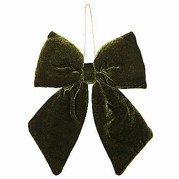 Украшение декоративное Yes! Fun "Бант" 24*18 см, темно-зеленый, 975081.
