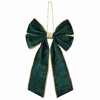 Украшение декоративное Yes! Fun "Бант" 28*16 см, изумрудный, 975078