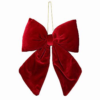 Украшение декоративное Yes! Fun "Бант" 32*25 см, бордо, 975084